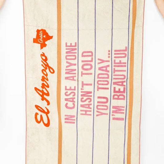 El Arroyo Beach Towel - 36" X 70" - I'm Beautiful