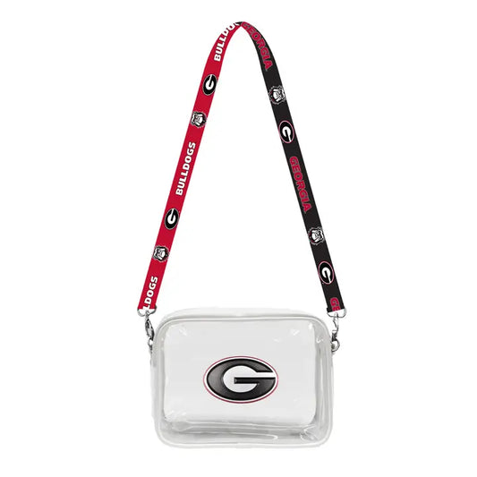 NCAA Georgia Bulldogs Clear Fanny Fan Purse