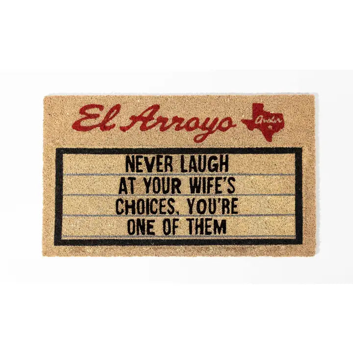 El Arroyo Outdoor Doormat - Wife's Choices