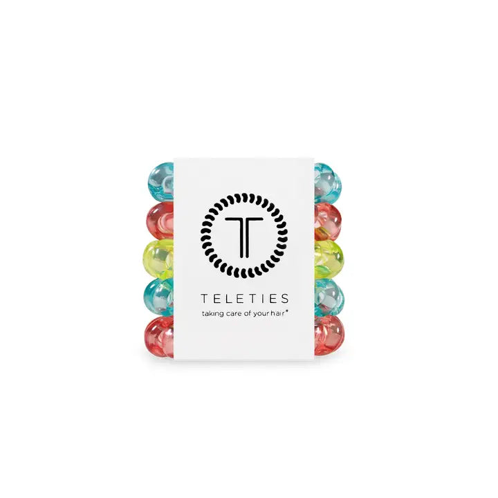 Teleties Spiral Hair Coils | Tiny | Summer Brights Hair Ties