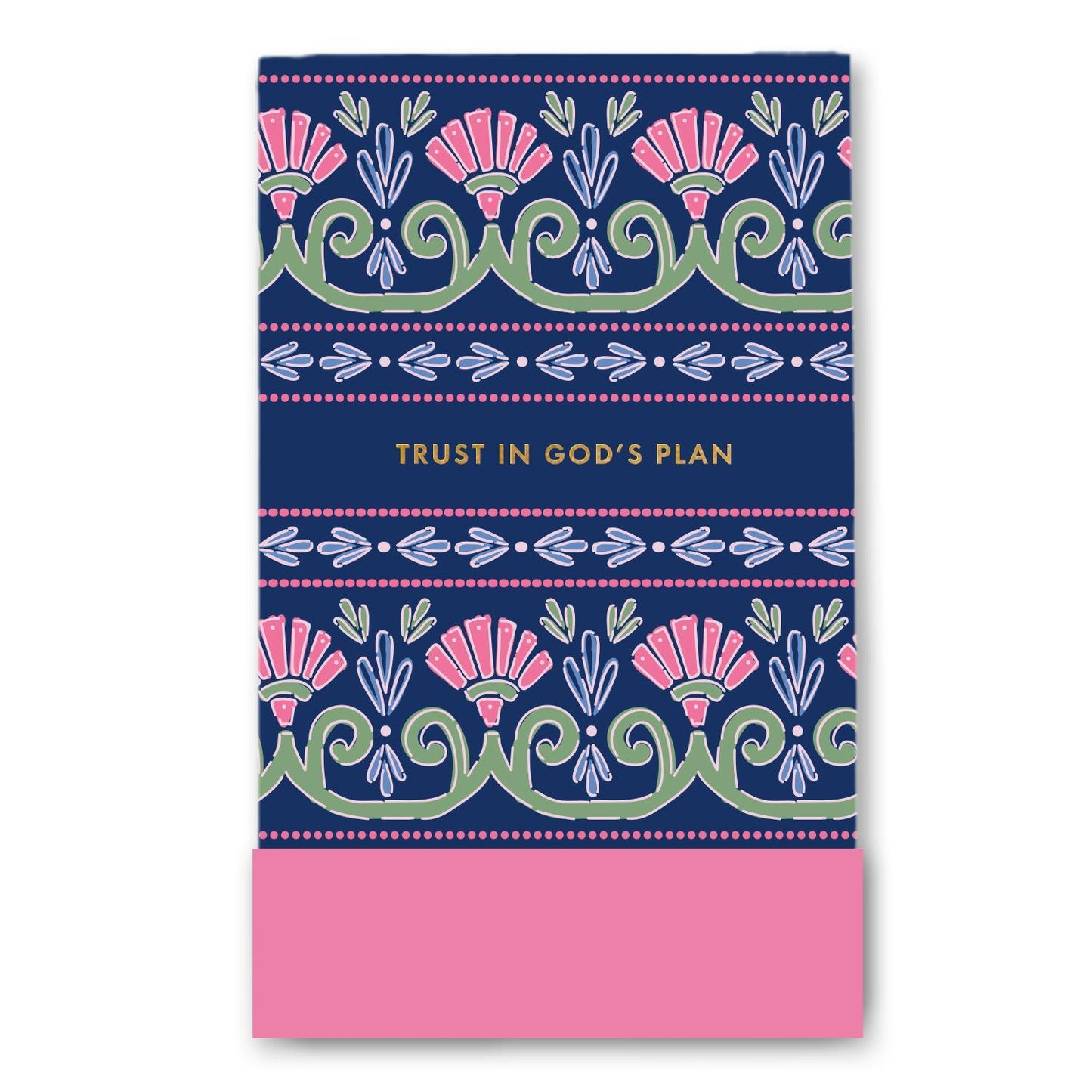 Mary Square  Flip Notepad Trust in God's Plan