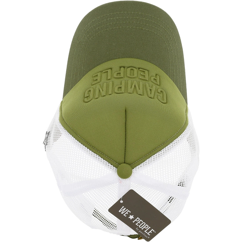 Pavilion Camping People - Adjustable Moss Green Neoprene Mesh Hat