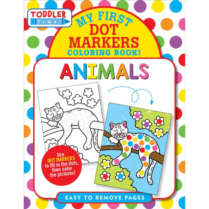 My First Dot Markers Coloring Book! Animals