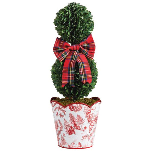 MUD PIE SMALL TOILE BOXWOOD