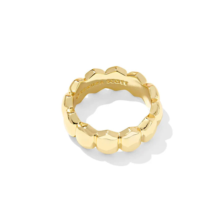 KENDRA SCOTT KAITLIN BAND RING GOLD 5