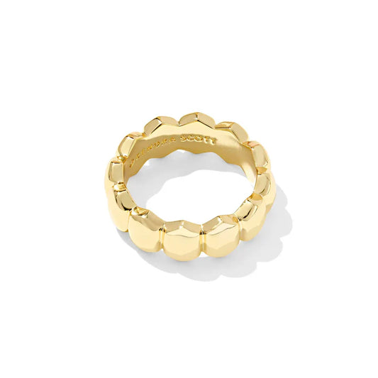 KENDRA SCOTT KAITLIN BAND RING GOLD 5