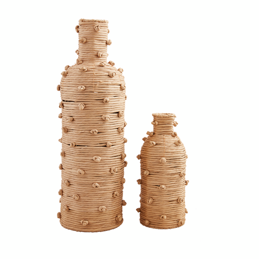 MUD PIE KNOTTED ROPE VASE