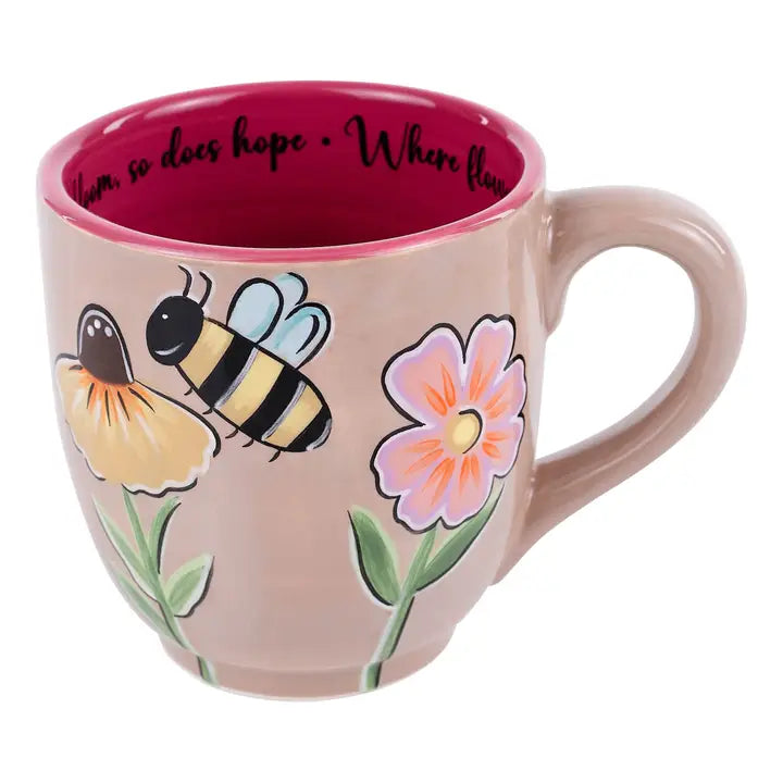 Glory Haus Wildflower Bee Mug