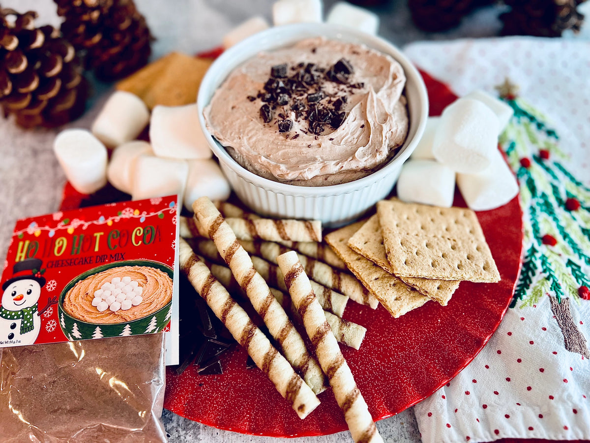 Carmie's Kitchen Ho Ho Hot Cocoa Cheesecake Dip Mix - Holiday Collection