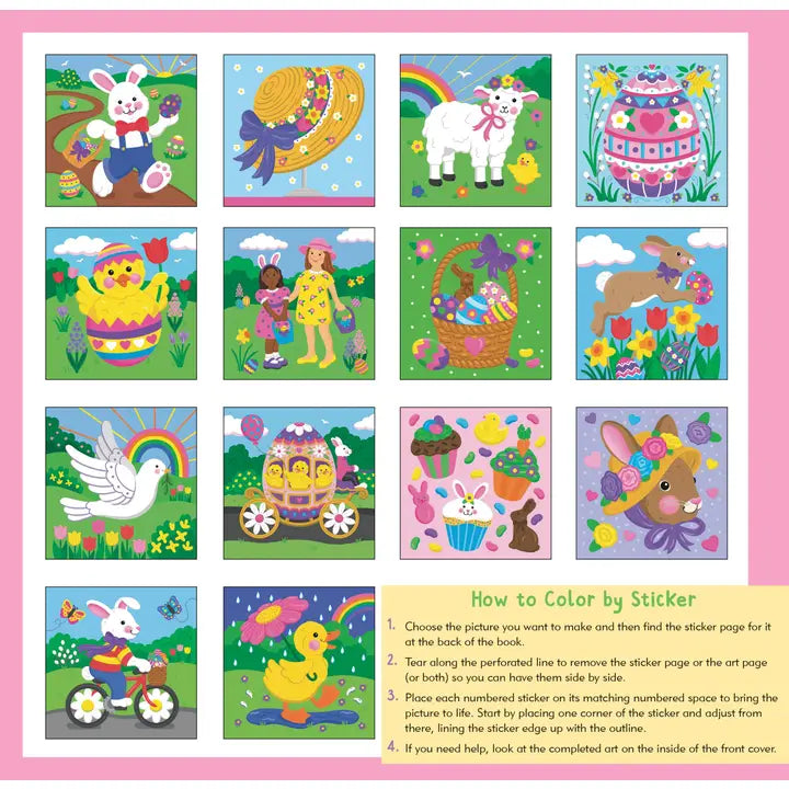 My First Color-By-Sticker Book -- Easter