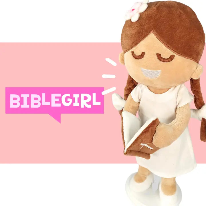 Talking Jesus Doll Biblegirl - Speaks 36 Bible Verses