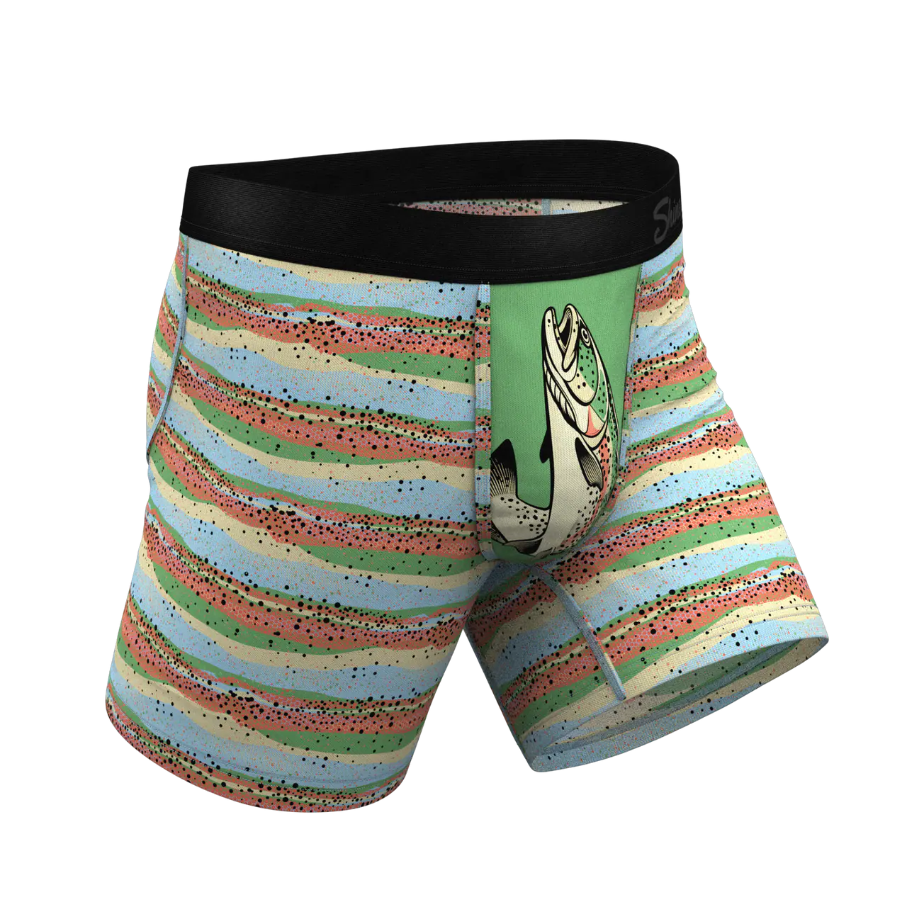 Shinesty The Trout Of The Blue Trout Skin Ball Hammock® Pouch Underwear