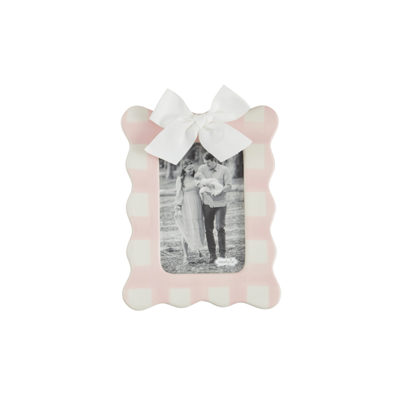 MUD PIE VERTICAL PINK BOW FRAME