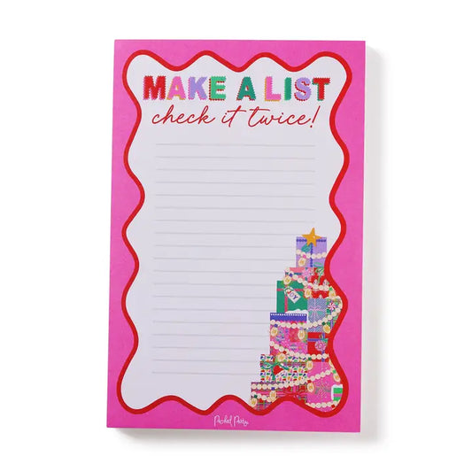 Packed Party Make A List Jumbo Notepad