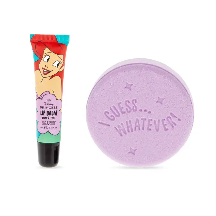 Mad Beauty Princess Express Yourself Fizzer & Lip Balm - Ariel