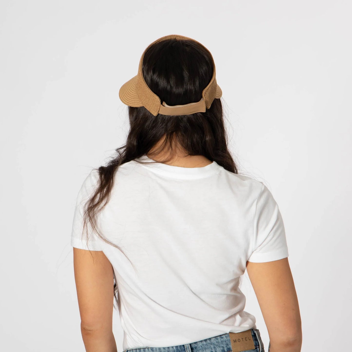 San Diego Hat Monte - Visor with Crochet Crown Panel