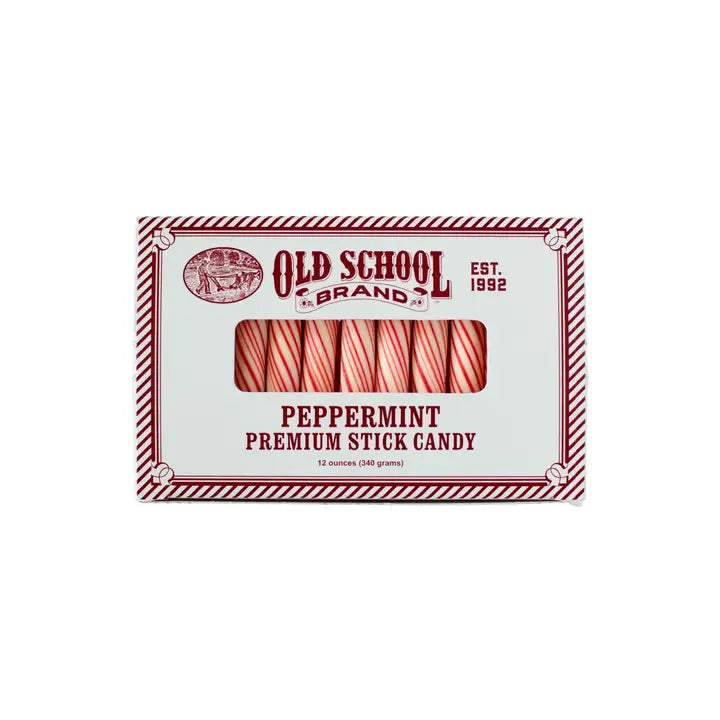 Old School Brand Peppermint Stick Candy