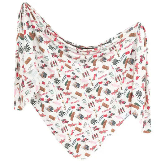 Copper Pearl Knit Swaddle Blanket - A Christmas Story