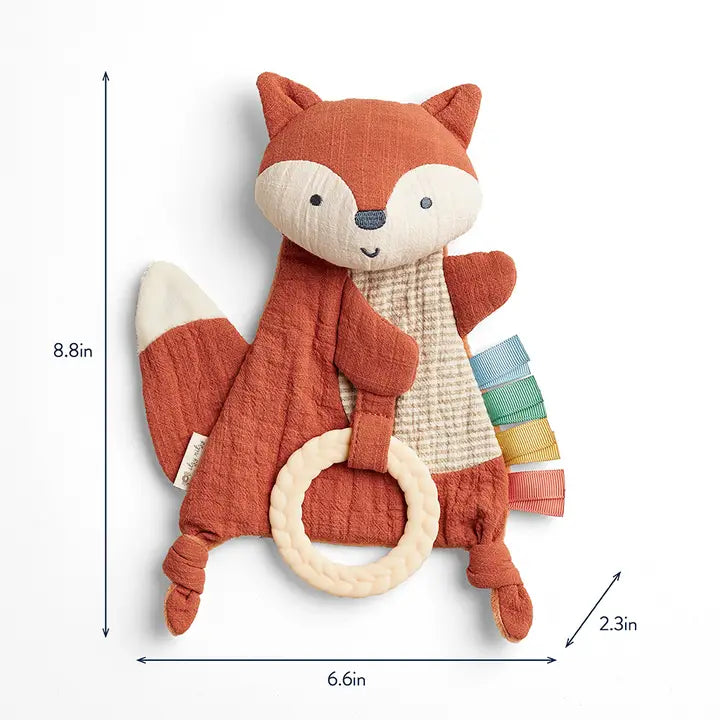 Itzy Ritzy Fox Bitzy Crinkle™ Sensory Toy with Teether