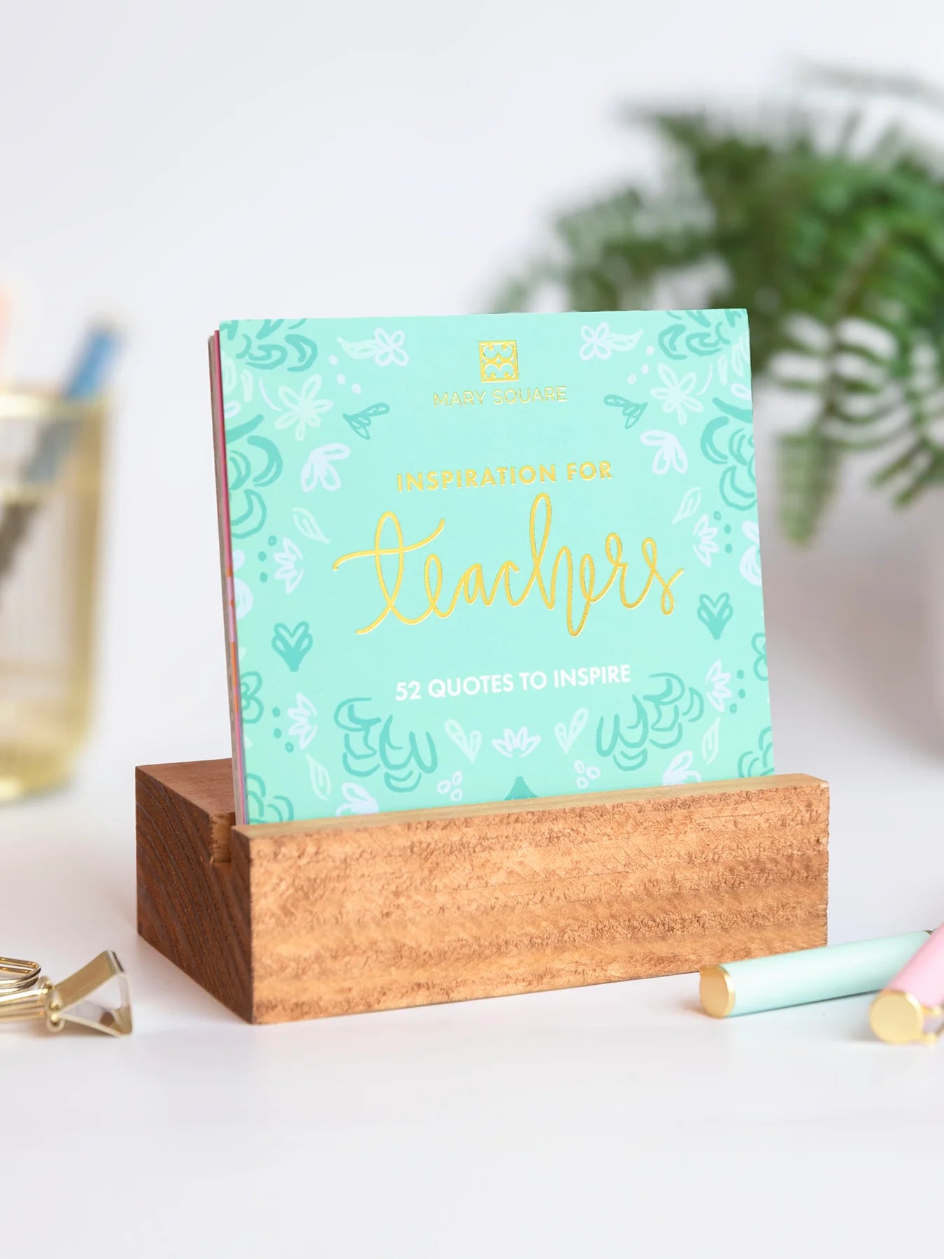 Mary Square Inspiration Block | Teachers - Teal