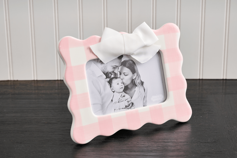 MUD PIE HORIZONTAL PINK BOW FRAME