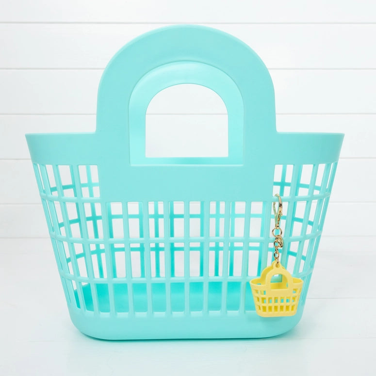 Sun Jellies Rosie Basket-Seafoam