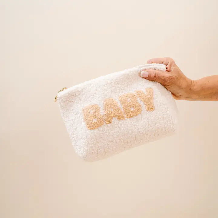 The Darling Effect Cream Teddy Pouch - Baby