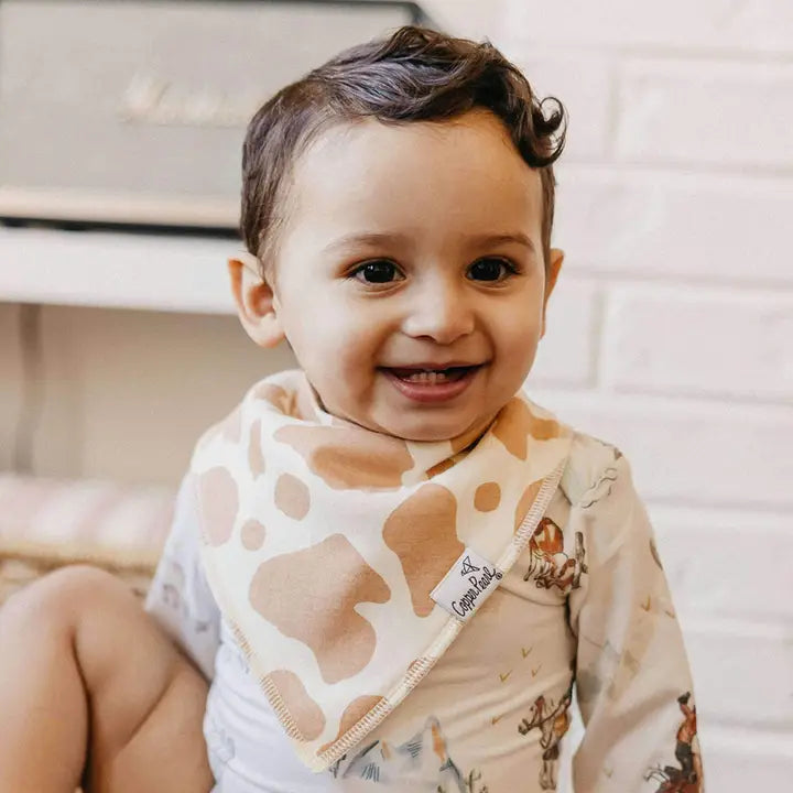 Copper Pearl Baby Bandana Bibs - Boone