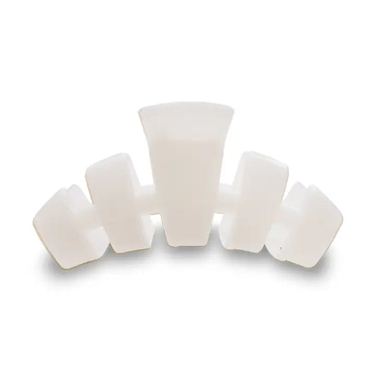 Teleties Classic Hair Clip | Small | Coconut White