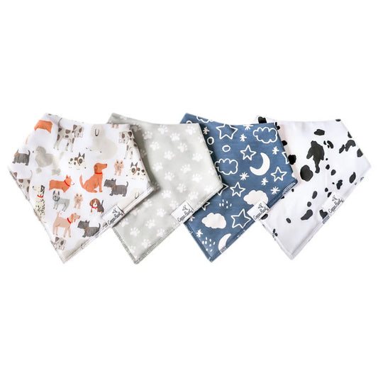 Copper Pearl Rufus Baby Bandana Bibs