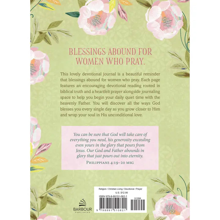 Barbour Publishing, Inc. Blessed Is She Who Prays: A Devotional Journal