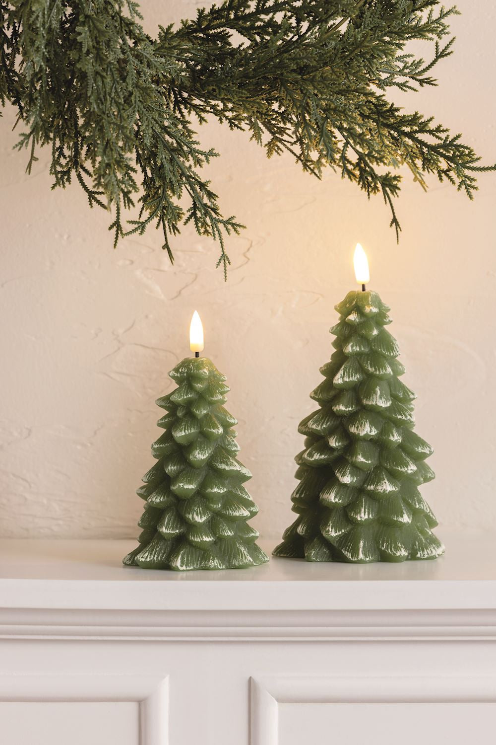 MUD PIE SMALL TREE FLAMELESS CANDLE