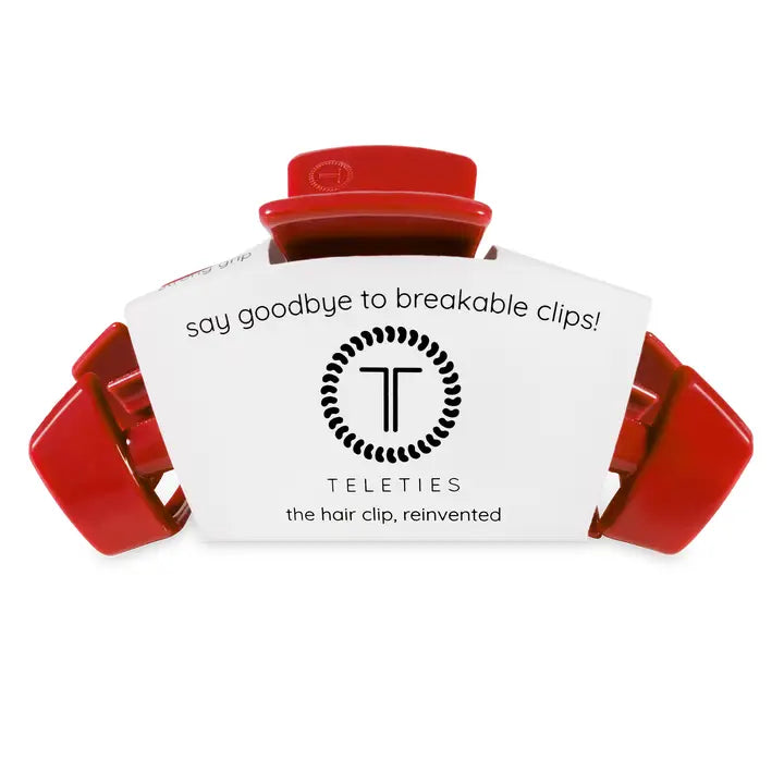 Teleties Classic Hair Clip | Large | Red Carpet Ready