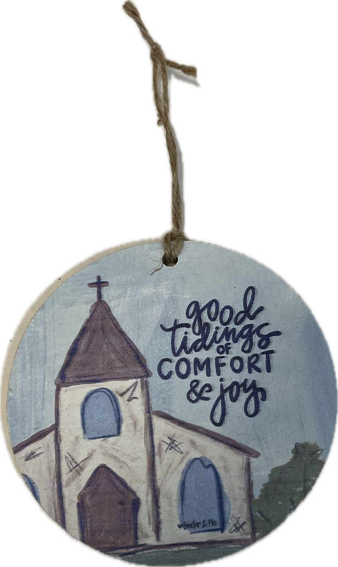 Baxter & Me Good Tidings of Comfort & Joy Ornament