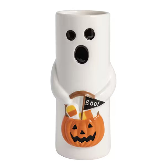 MUD PIE GHOST & TREAT BAG STEM VASE