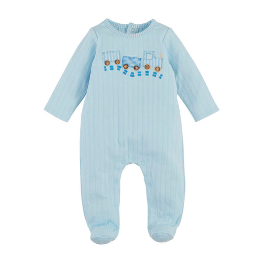 MUD PIE TRAIN POINTELLE SLEEPER