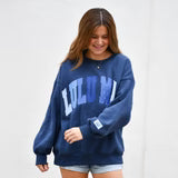 Lulu Mac Sweatshirt-NAVY MULTI - STITCH