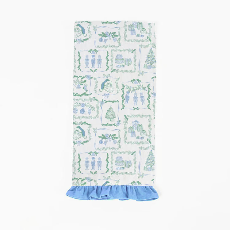 MARY SQUARE Tea Towel Yuletide Vignettes Pattern