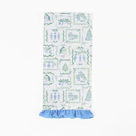 MARY SQUARE Tea Towel Yuletide Vignettes Pattern
