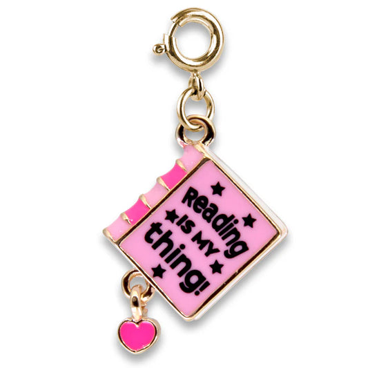 CHARM IT! Gold Book Charm
