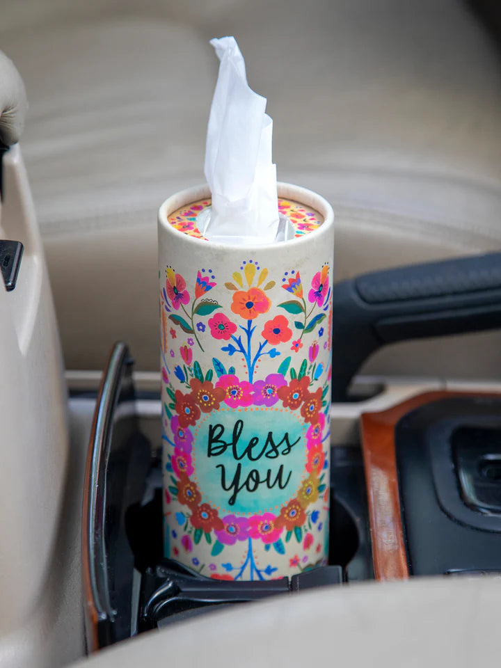 Natural Life Car Tissues, Set of 3 - Bless You