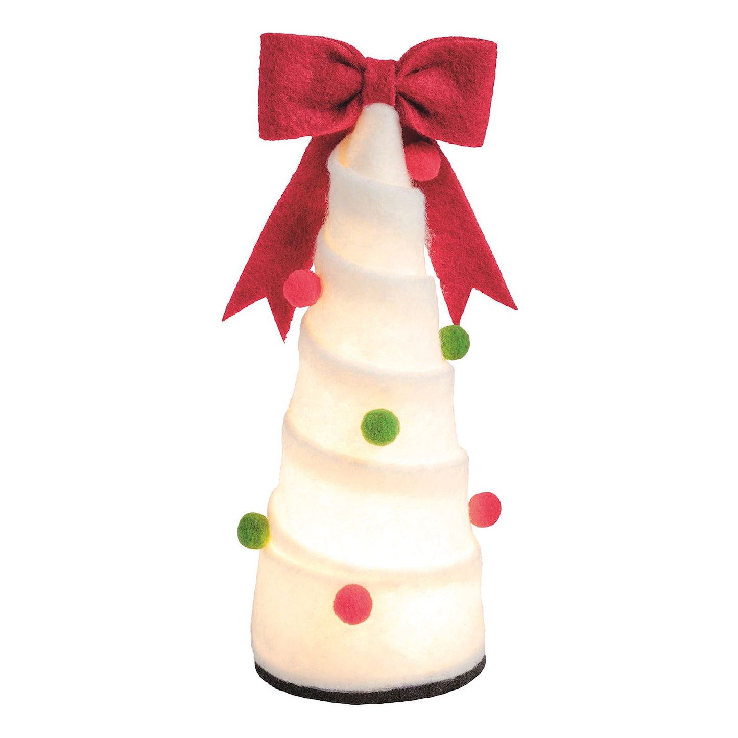 MUD PIE SMALL POM LIGHT-UP TREE