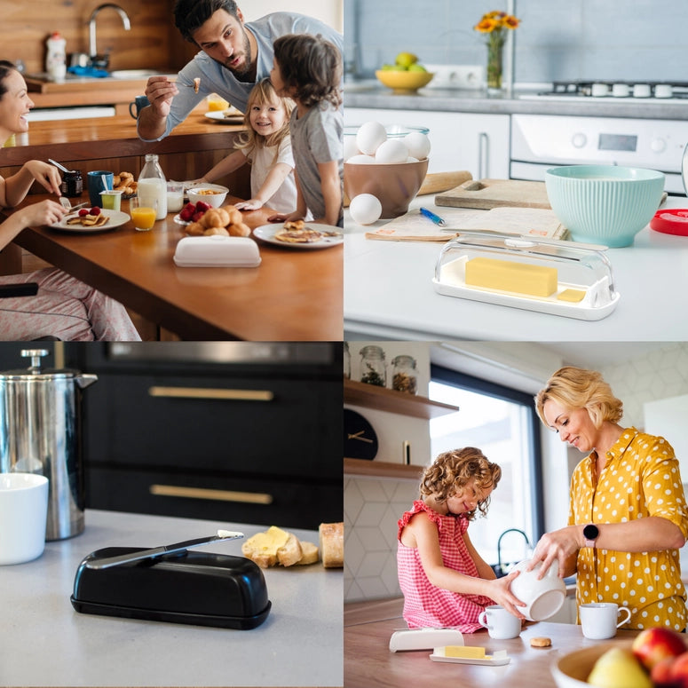 Butter Hub Magnetic Butter Dish-Clear