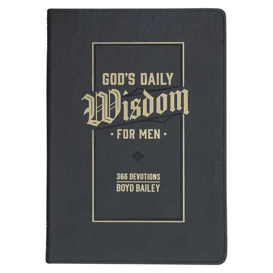Devotional God's Daily Wisdom For Men Faux Leather