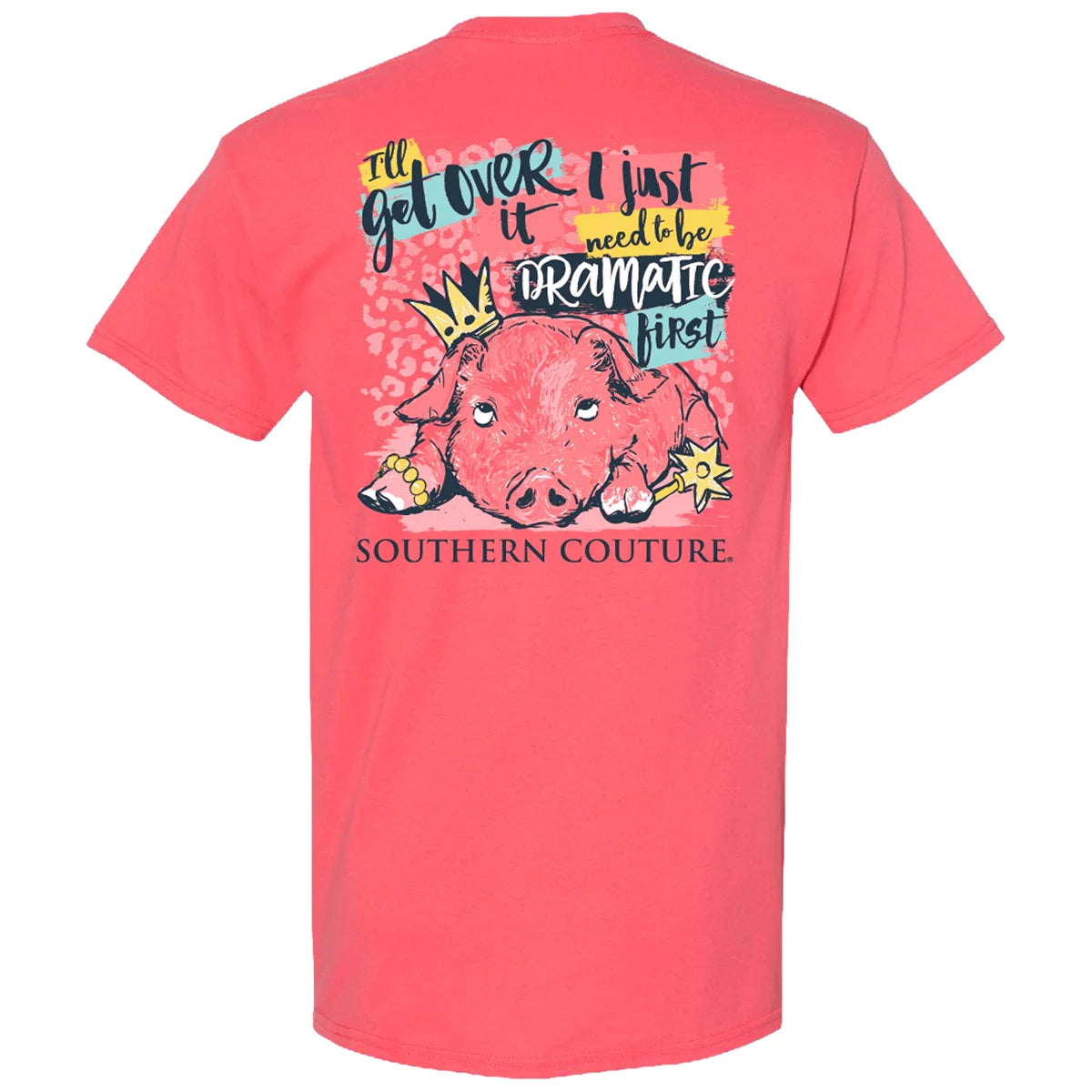 SOUTHERN COUTURE CLASSIC DRAMATIC PIG T-SHIRT