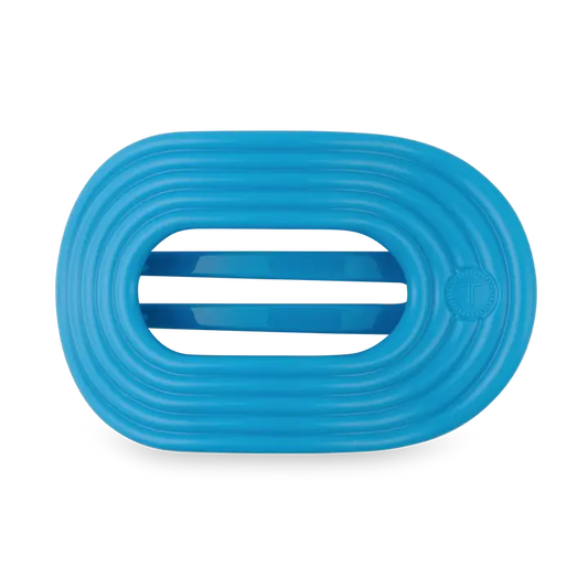 Teleties Flat Round Hair Clip | Small | Miami Vice