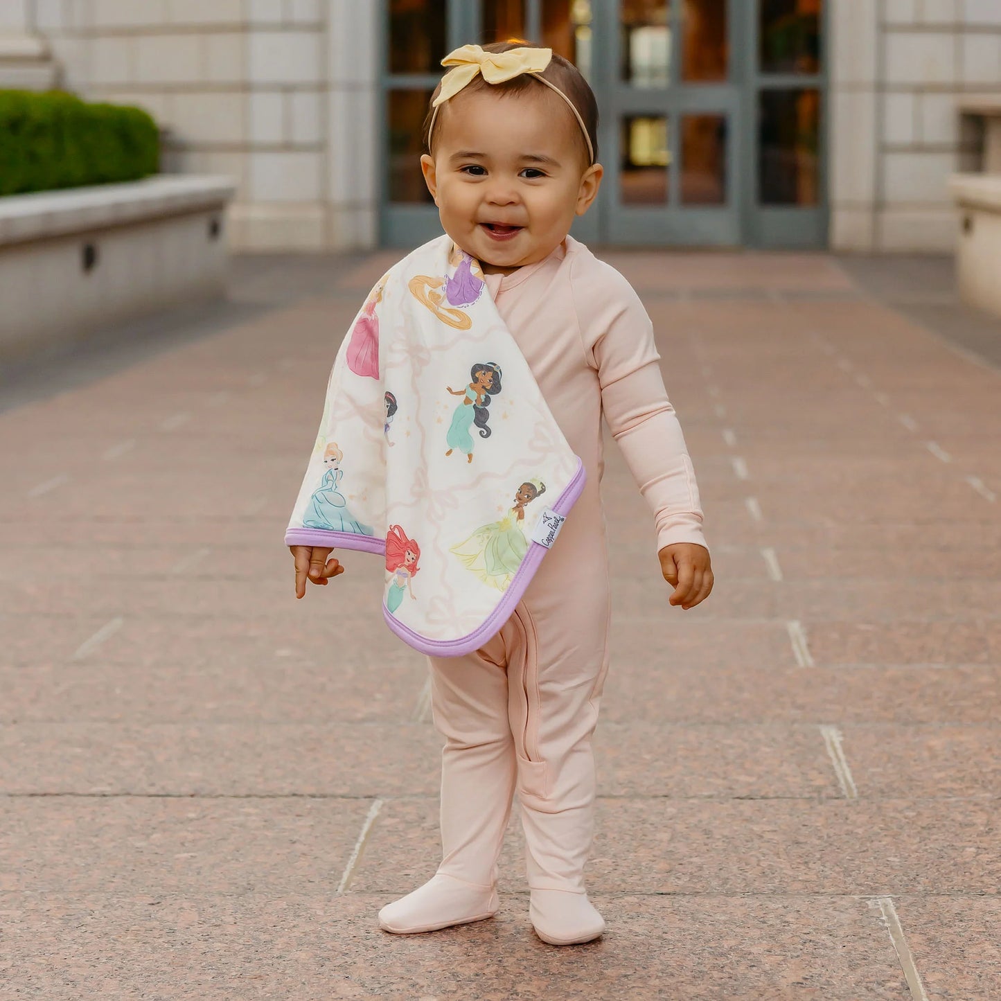 Copper Pearl Disney Princess Three-Layer Security Blanket Set