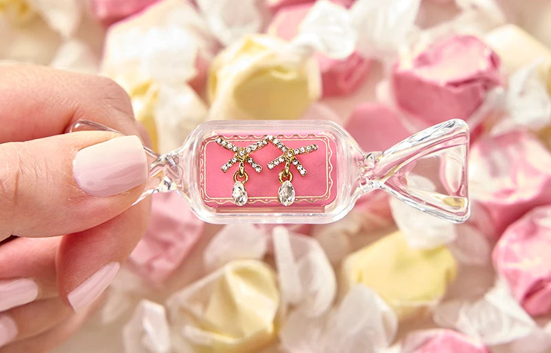The Candy Dish Earrings - Pink