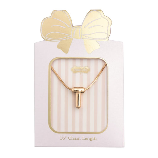MUD PIE T INITIAL NECKLACE