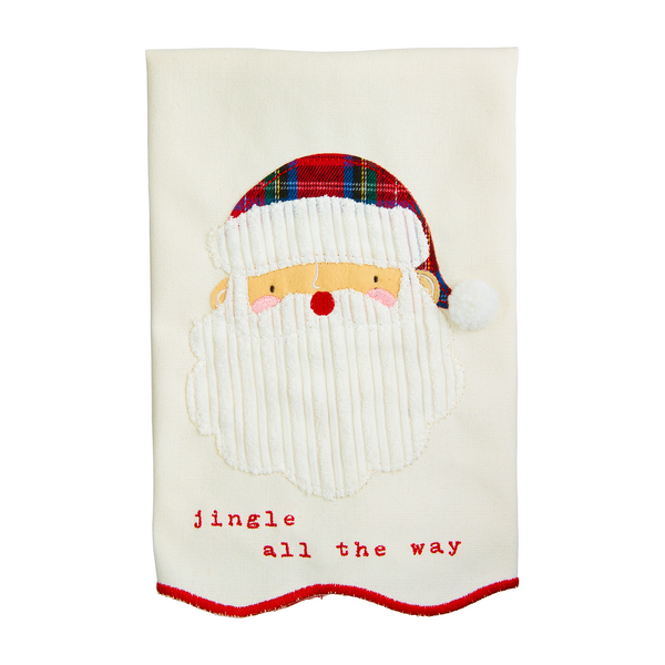 MUD PIE SANTA LIGHT-UP TOWEL